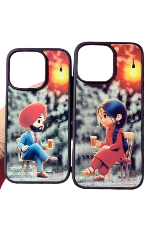 Punjabi couple phone case